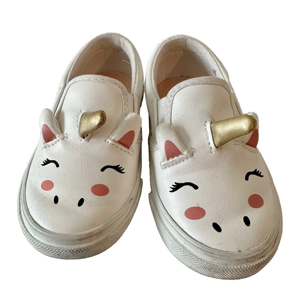 Old Navy Unisex Unicorn Slip-On Sneakers For Toddler (Size: 6)